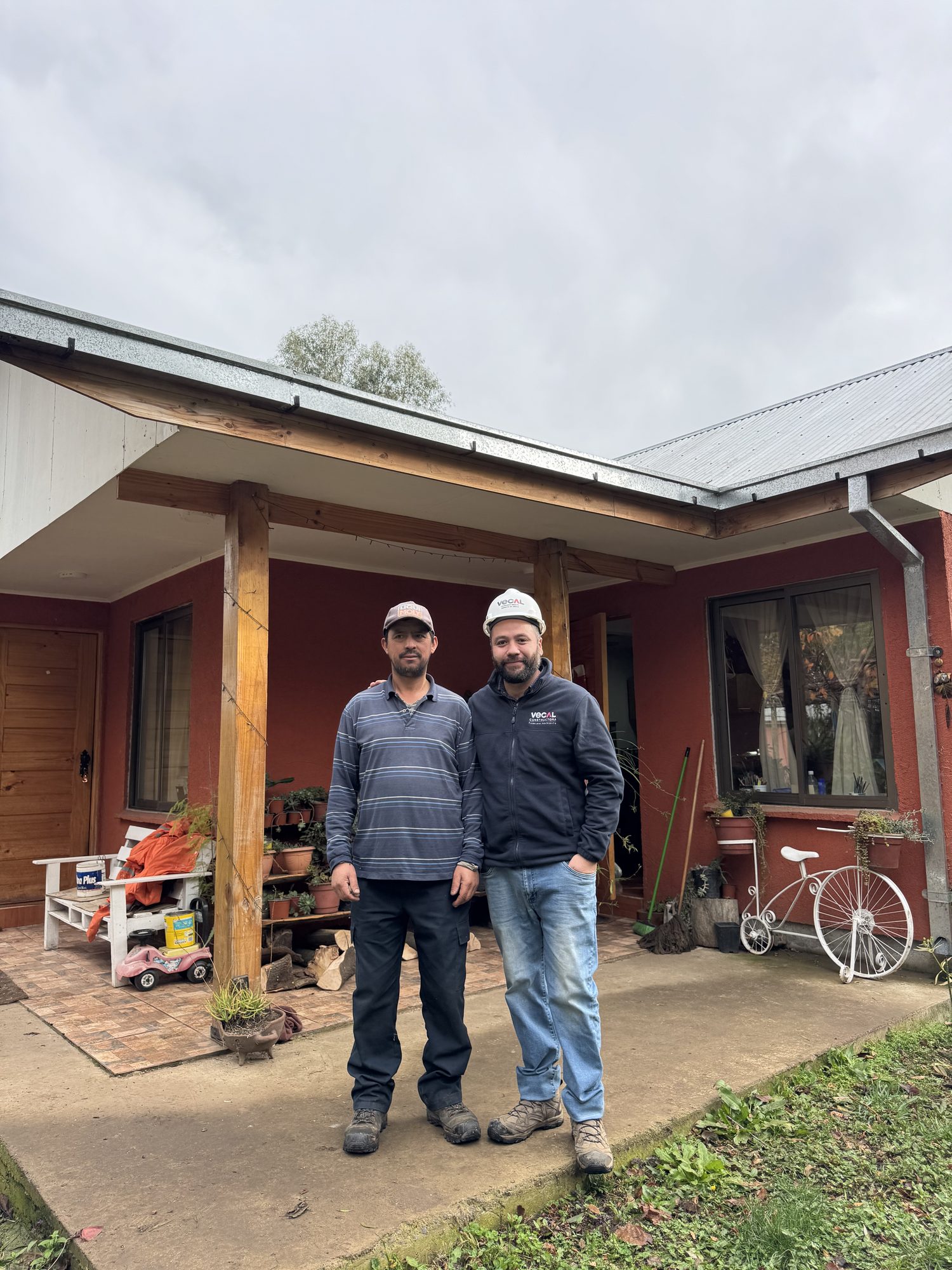 Obra habitacional VECAL en ejecución